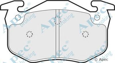 APEC BRAKING pad771 -  Комплект тормозных колодок, дисковый тормоз
